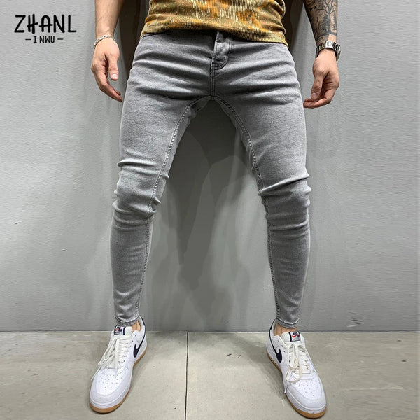 CALÇA JEANS SKINNY FIT CASUAL